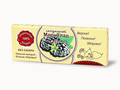  Мармелад натуральный "Ежевика" 140г в Шалях