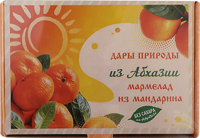 №2 Мармелад дары природы "Мандарин" 180г  в Шалях