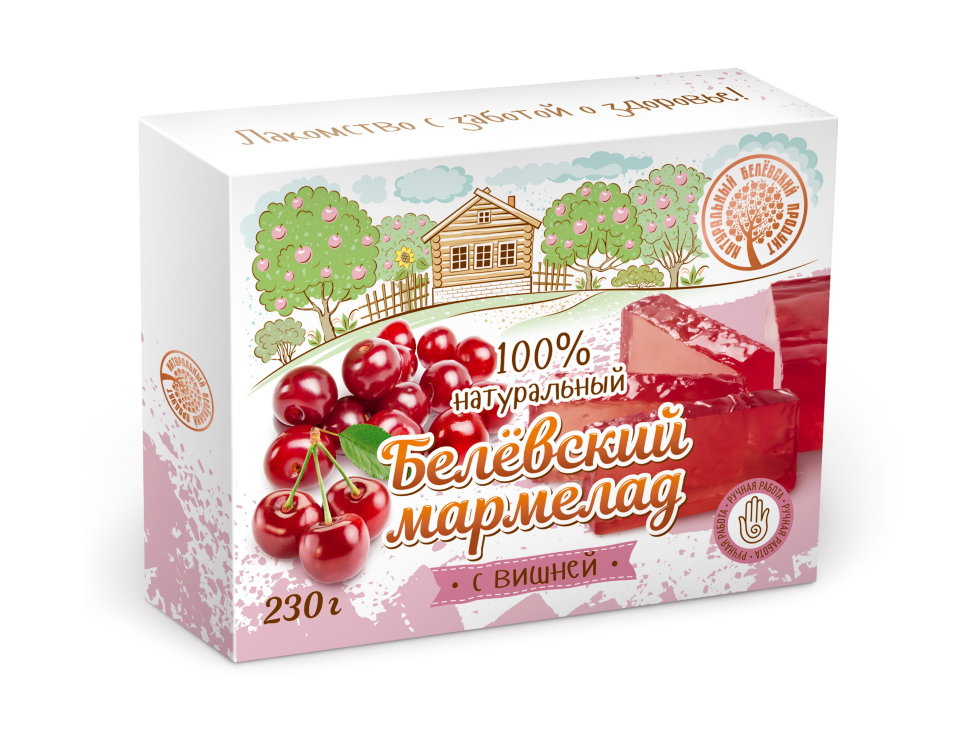  Мармелад белевский "Вишня" 230г в Шалях