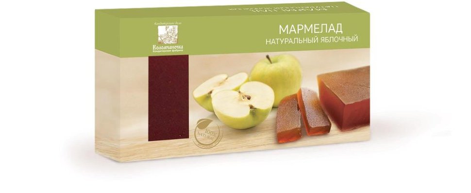  Мармелад пластовый 210г яблочный  в Шалях